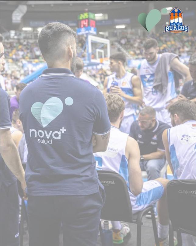 Temporada nueva, equipo completo y primera victoria: ¡El San Pablo Burgos arranca con fuerza con la ayuda de NovaPlus Salud!